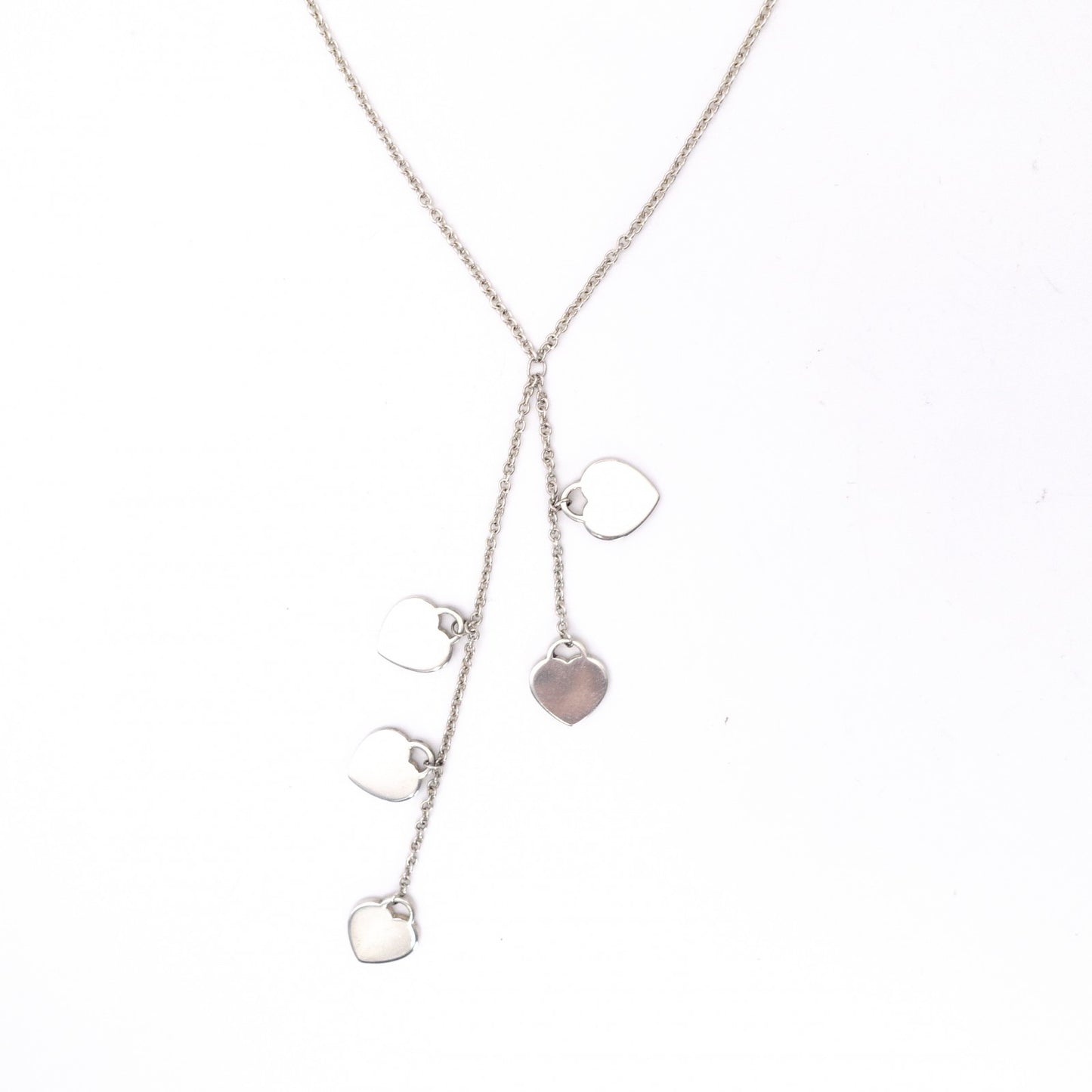TIFFANY&Co. Tiffany Heart Tag Return to Tiffany Necklace, 925 Sterling Silver, 7.1g