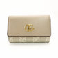 Unused Item GUCCI Key Case GG Marmont Beige Leather PVC 6-Key GG Logo With Box R801830