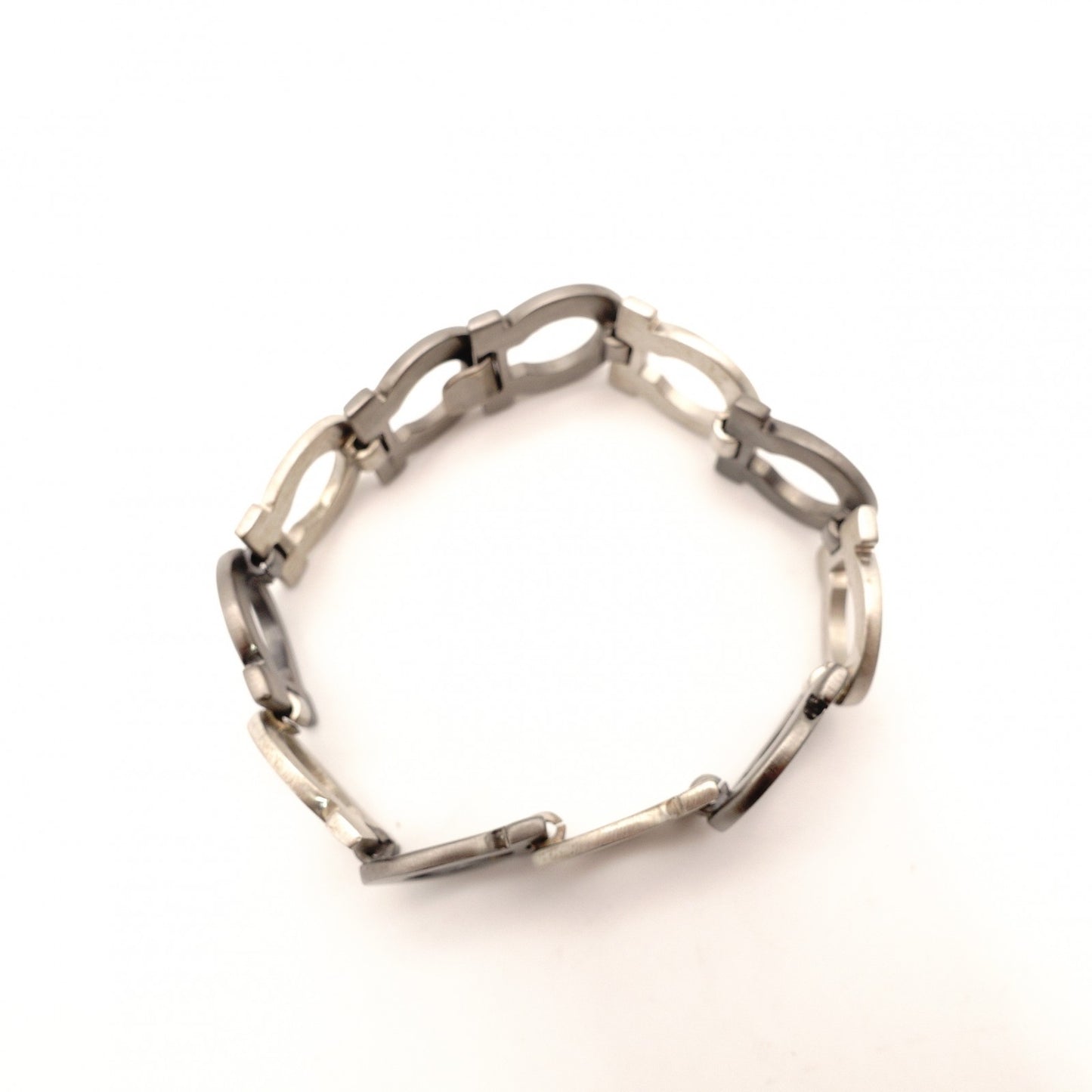 Salvatore Ferragamo Gancini Bracelet Silver Bangle 7-12-717