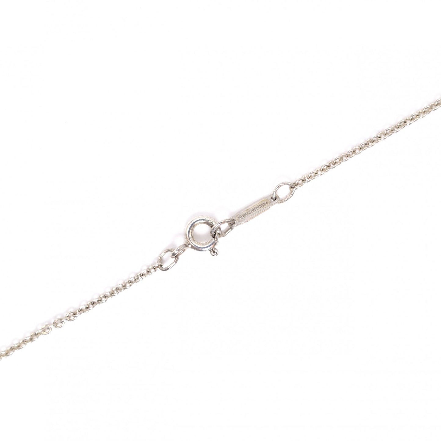 TIFFANY&Co. Tiffany Heart Tag Return to Tiffany Necklace, 925 Sterling Silver, 7.1g