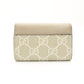 Unused Item GUCCI Key Case GG Marmont Beige Leather PVC 6-Key GG Logo With Box R801830