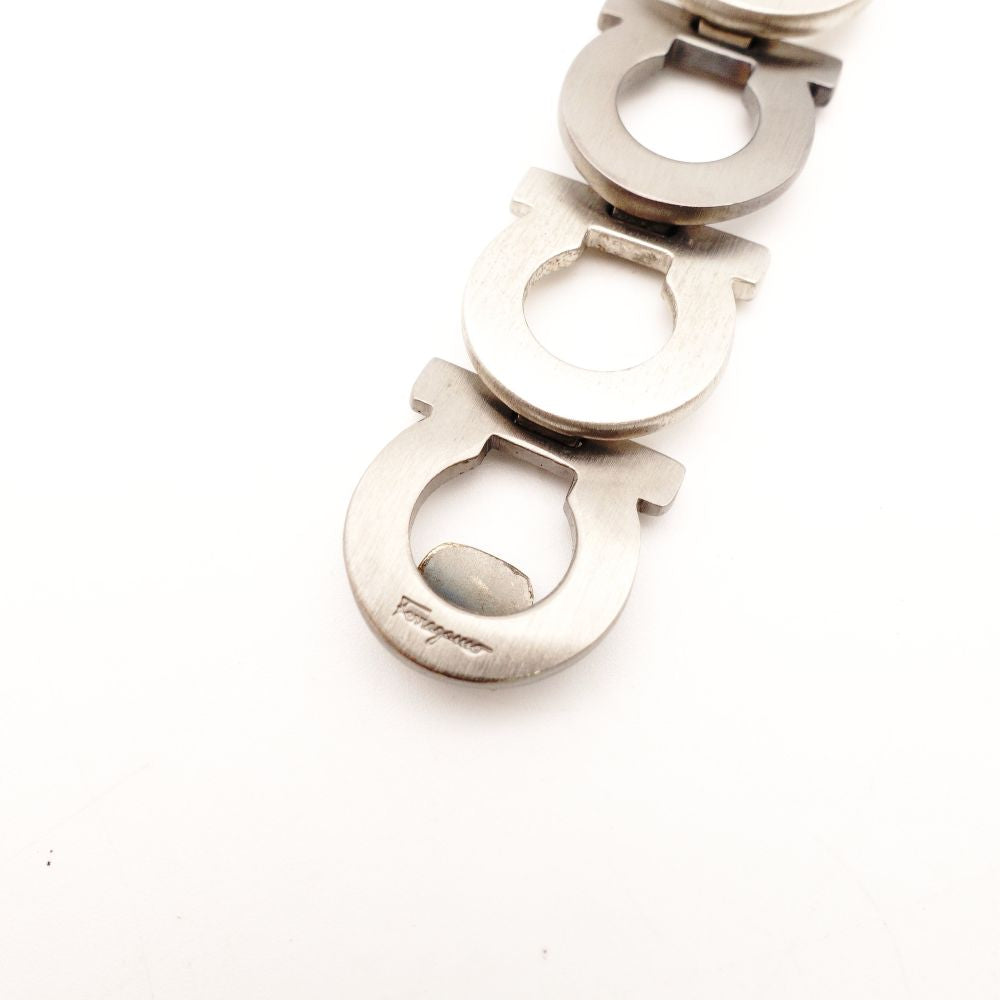 Salvatore Ferragamo Gancini Bracelet Silver Bangle 7-12-717