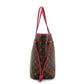 LOUIS VUITTON Neverfull MM Ikat Flower Tote Bag Brown × Pink PVC Leather 7-9-156