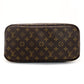 LOUIS VUITTON Neverfull MM Ikat Flower Tote Bag Brown × Pink PVC Leather 7-9-156