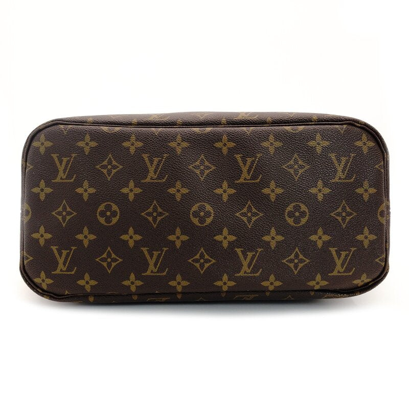 LOUIS VUITTON Neverfull MM Ikat Flower Tote Bag Brown × Pink PVC Leather 7-9-156