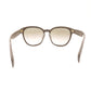 PRADA Sunglasses Brown Logo Gray-Tone Gold Hardware with Case R801015