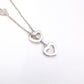 TIFFANY&Co. Tiffany Lariat Heart Link Necklace, 925 Sterling Silver