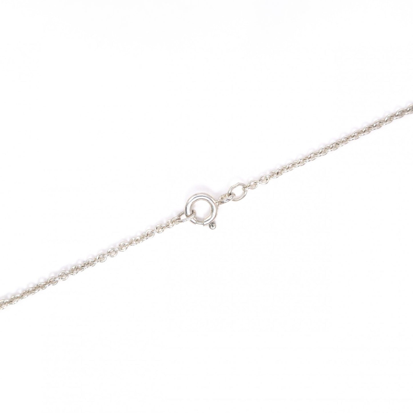 TIFFANY&Co. Tiffany Lariat Heart Link Necklace, 925 Sterling Silver