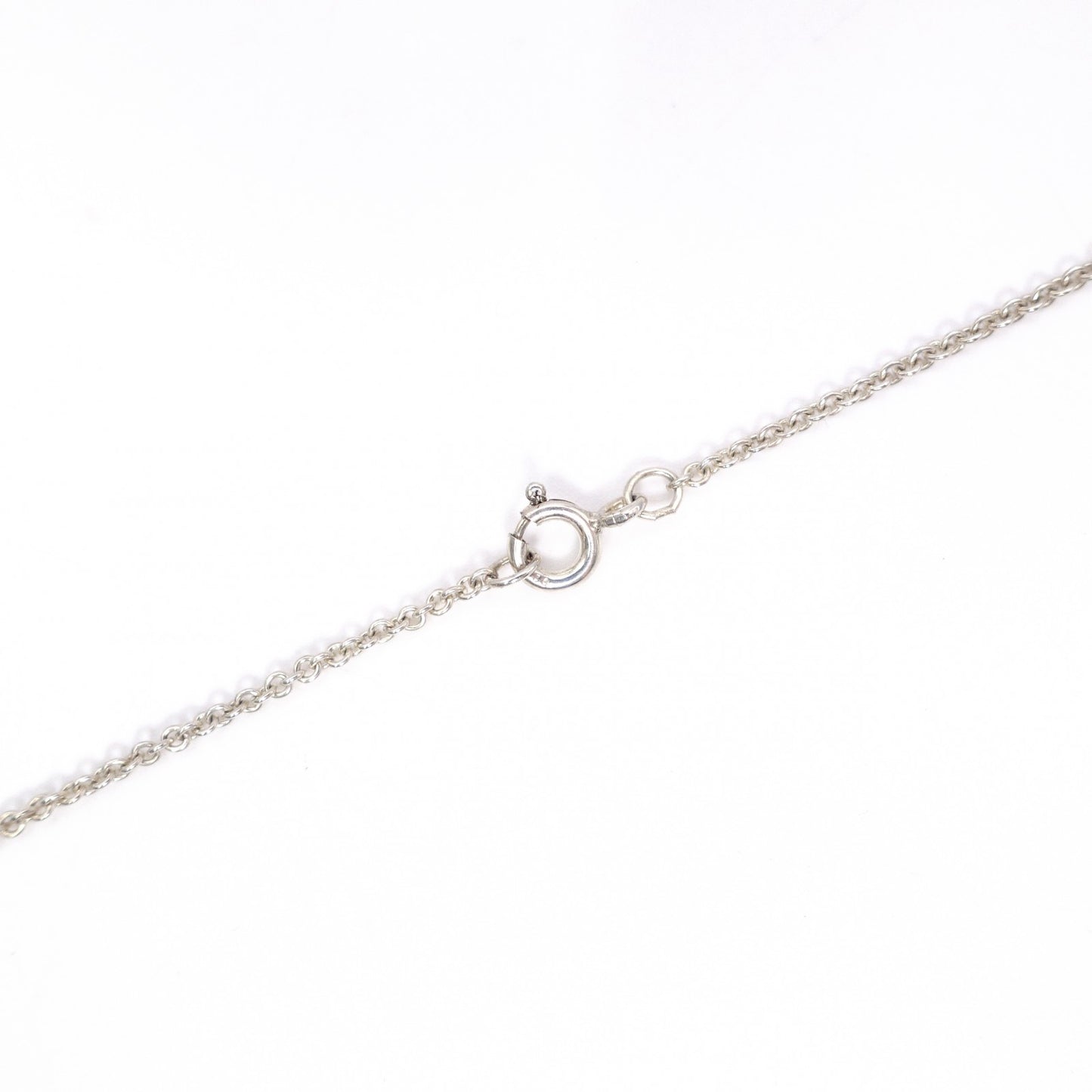 TIFFANY&Co. Tiffany Lariat Heart Link Necklace, 925 Sterling Silver