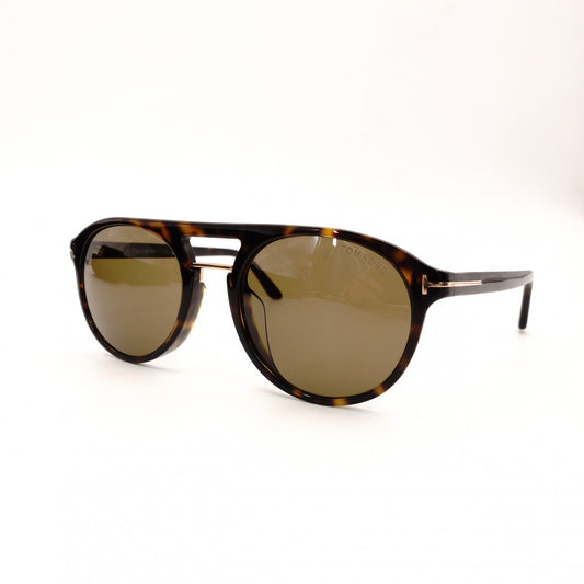 Tom Ford Sunglasses Brown Tone Logo Gold Hardware with Case R801497