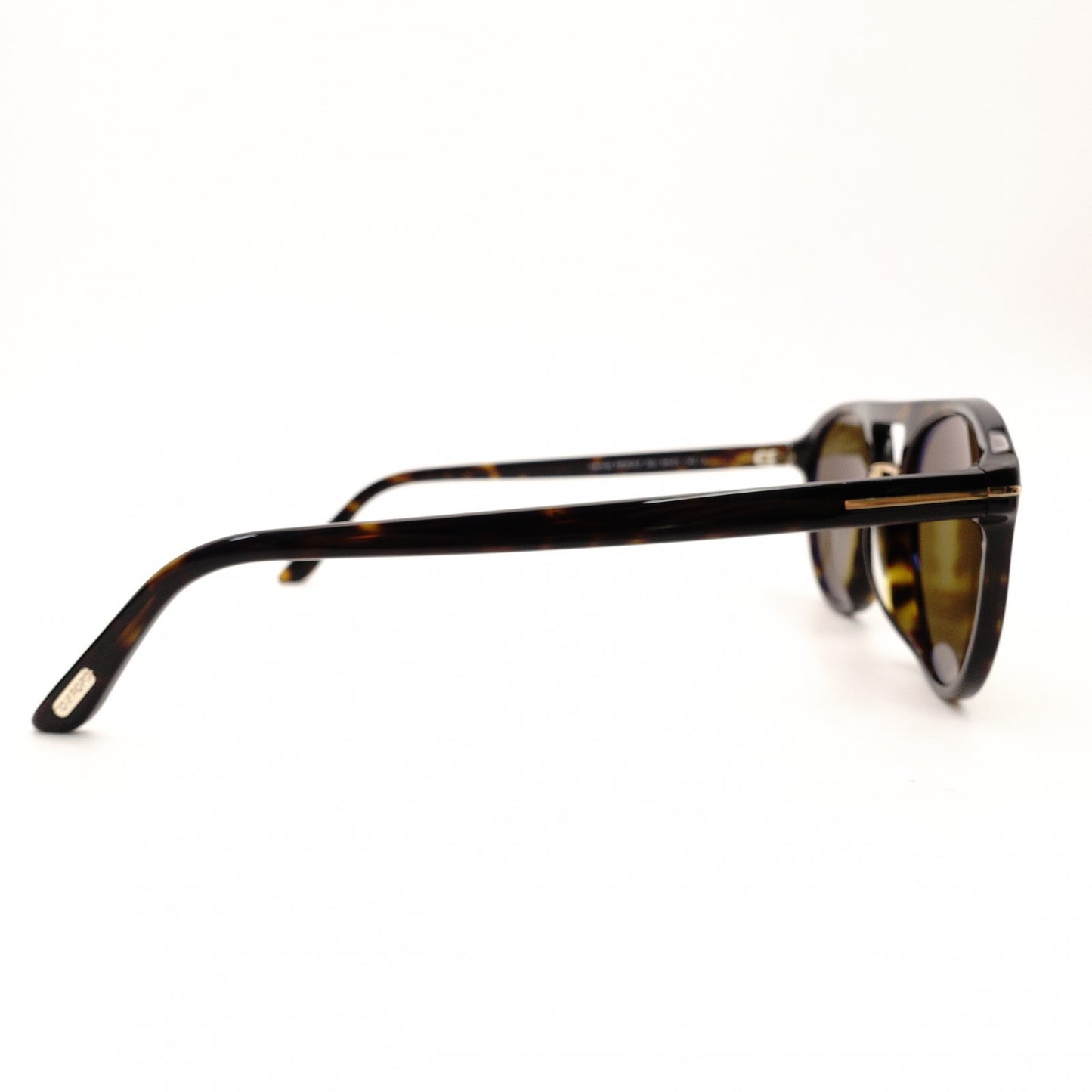 Tom Ford Sunglasses Brown Tone Logo Gold Hardware with Case R801497