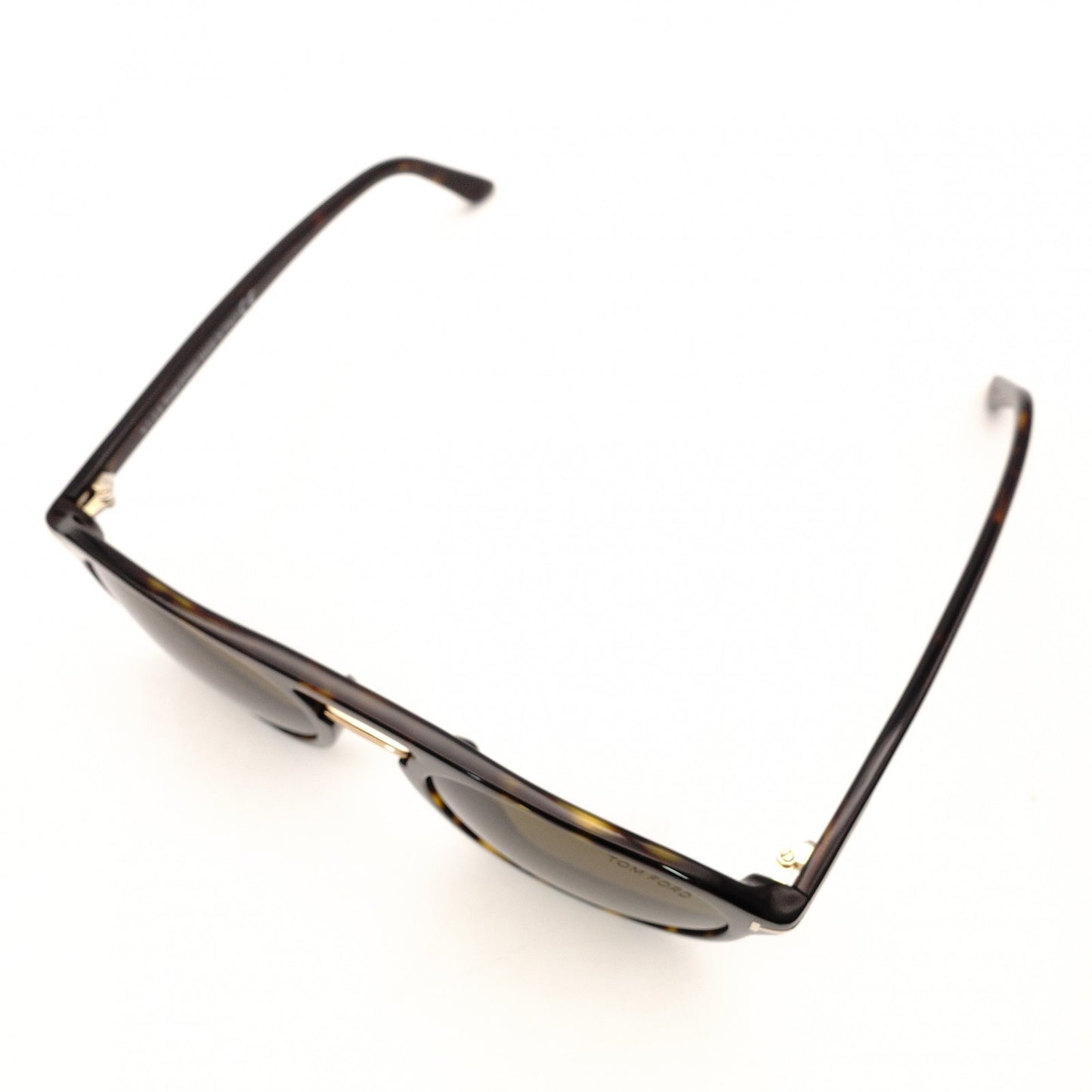 Tom Ford Sunglasses Brown Tone Logo Gold Hardware with Case R801497