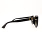 GUCCI Sunglasses Black Logo Black Gold Hardware GG Logo with Case R801296