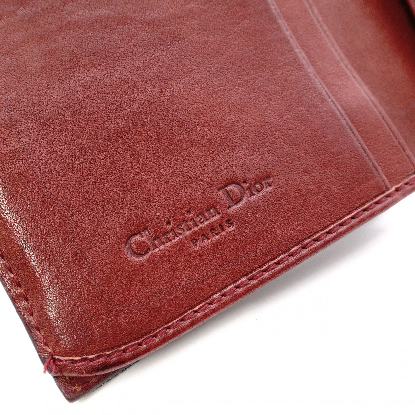 Christian Dior saddle Long Wallet, Denim/Leather, Denim Wallet, Vintage