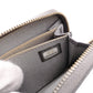 CHANEL Caviar Skin Matelassé Coin Purse, Leather, Gray, Silver Hardware, Wallet