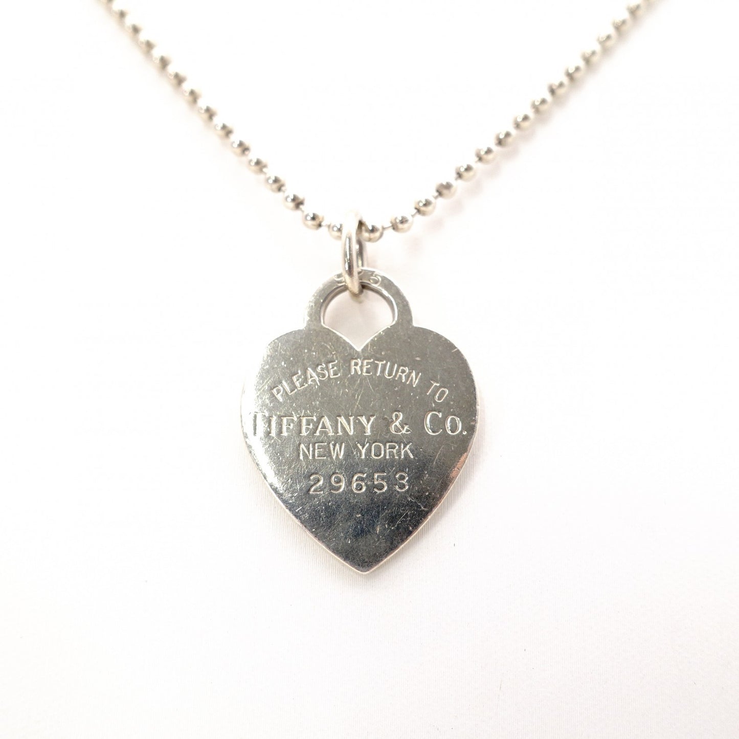 TIFFANY&Co. Return to Tiffany Necklace, 925 Sterling Silver