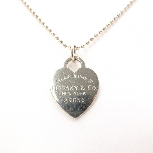 TIFFANY&Co. Return to Tiffany Necklace, 925 Sterling Silver