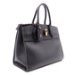 LOUIS VUITTON City Steamer MM Handbag, Leather, Black, 2-Way, Gold Hardware