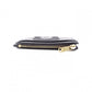CELINE Macadam Coin Purse, Leather, Black, Logo, Gold Hardware