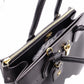 LOUIS VUITTON City Steamer MM Handbag, Leather, Black, 2-Way, Gold Hardware