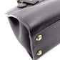 LOUIS VUITTON City Steamer MM Handbag, Leather, Black, 2-Way, Gold Hardware