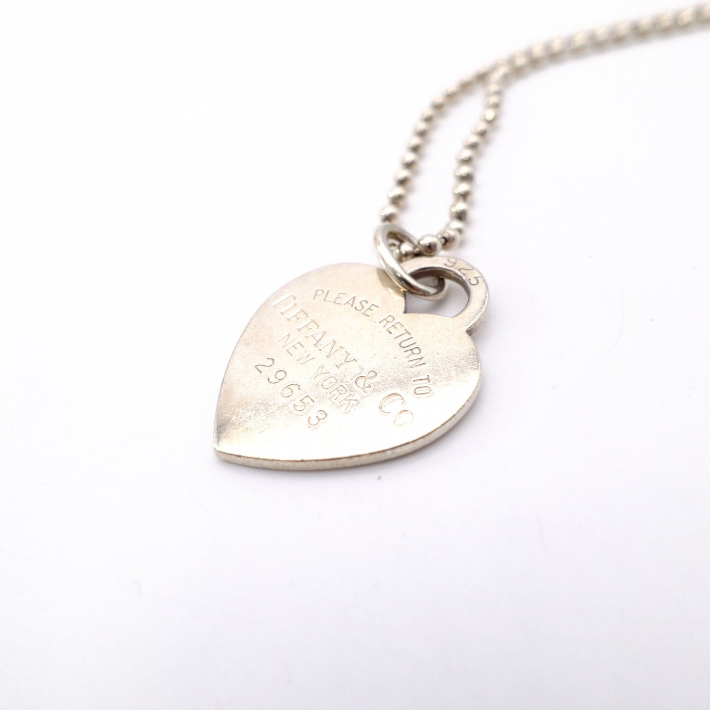 TIFFANY&Co. Return to Tiffany Necklace, 925 Sterling Silver