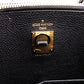 LOUIS VUITTON City Steamer MM Handbag, Leather, Black, 2-Way, Gold Hardware