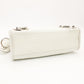 Balenciaga Classic Metal Edge Mini City Handbag White Leather 2-Way Crossbody White R801801