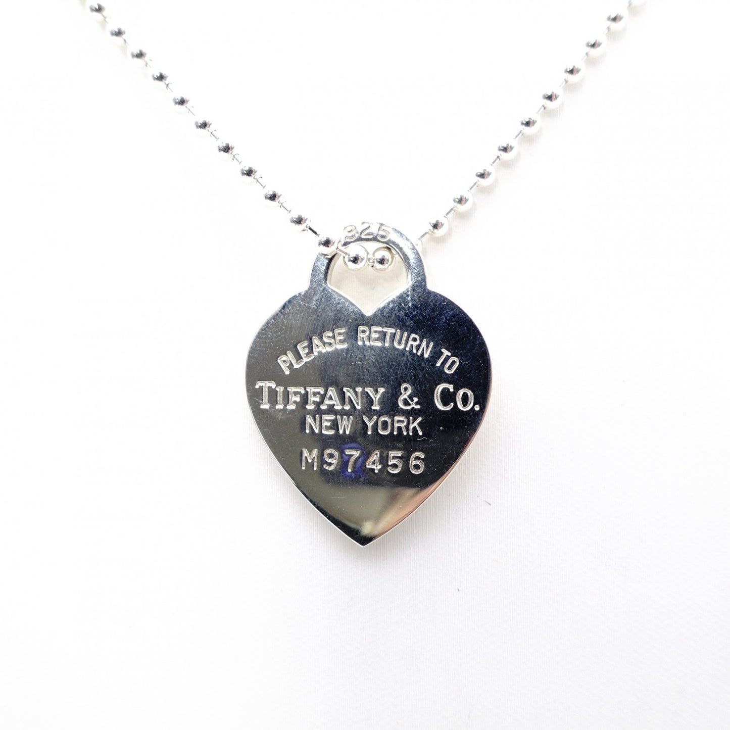 TIFFANY&Co. Return to Tiffany Necklace, 925 Sterling Silver