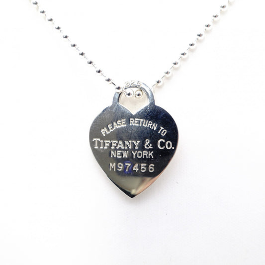 TIFFANY&Co. Return to Tiffany Necklace, 925 Sterling Silver