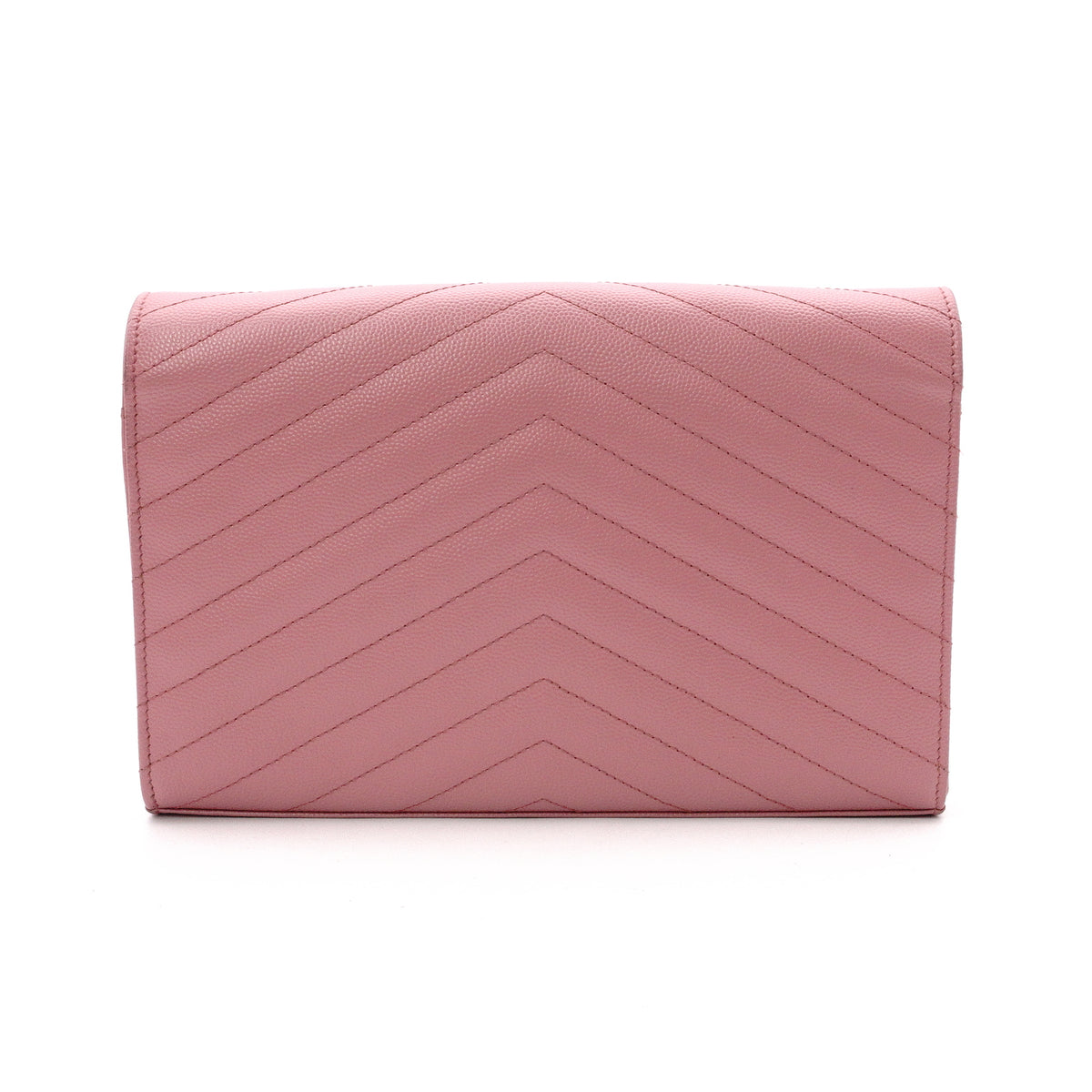SAINT LAURENT Cassandra Shoulder Bag, Leather, Pink, Crossbody, Gold Hardware, YSL