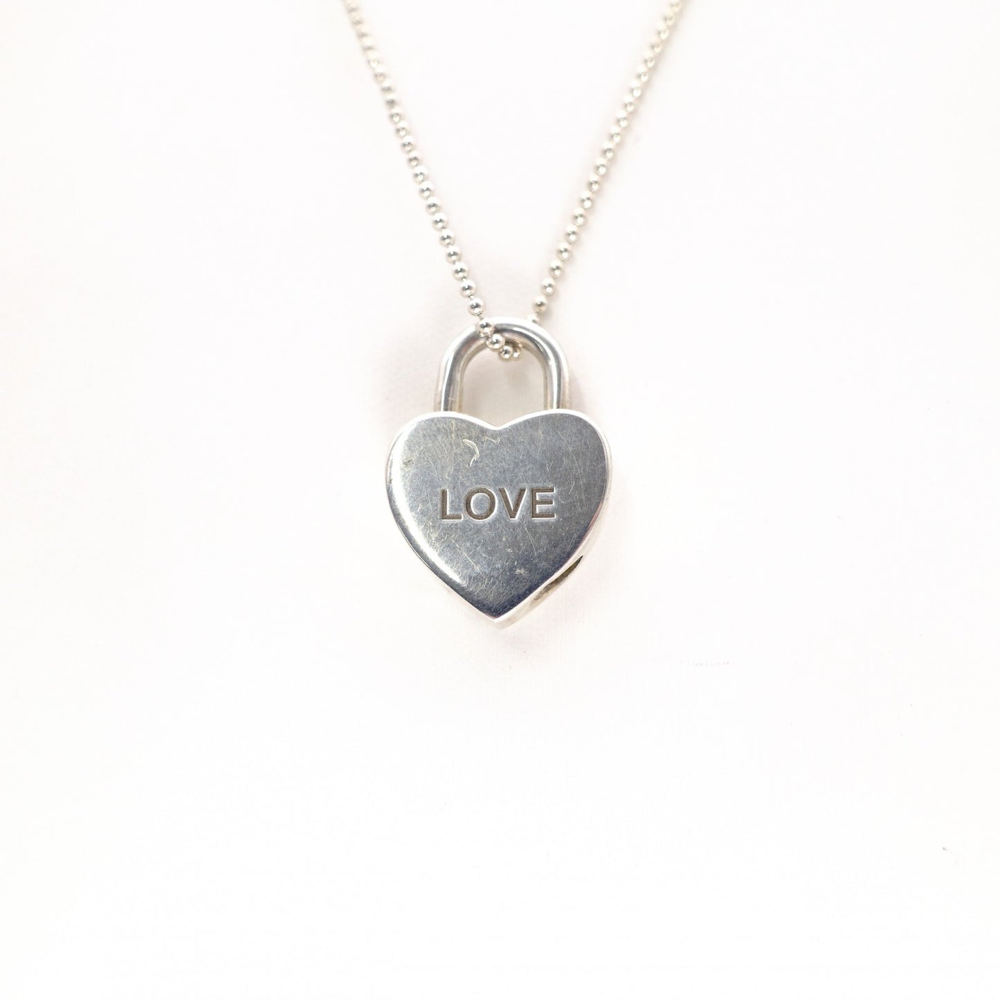 TIFFANY&Co. Tiffany Heartlock Return to Tiffany Necklace, 925 Sterling Silver