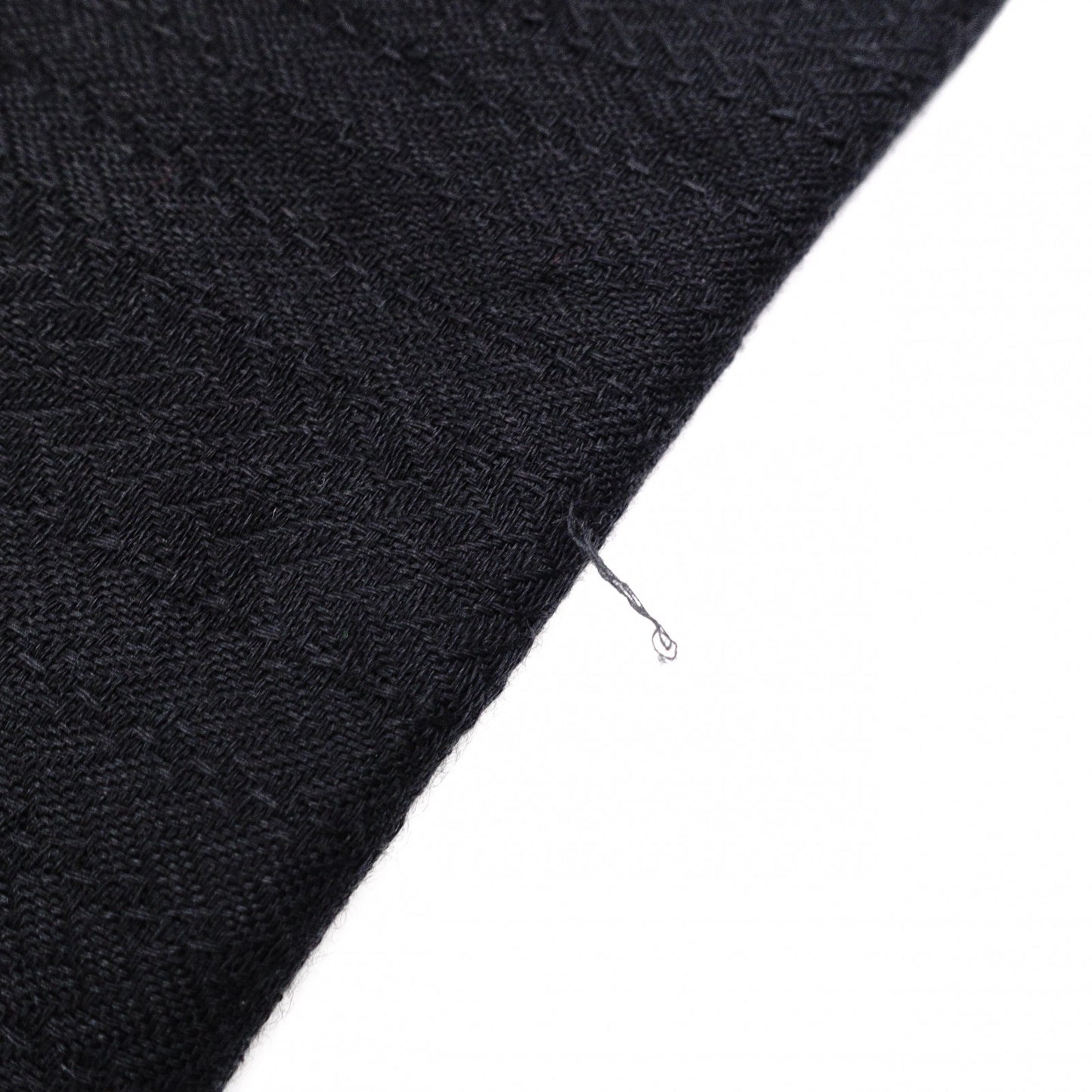 HERMES Scarf, Cashmere/Silk, Black, H Logo, Stole