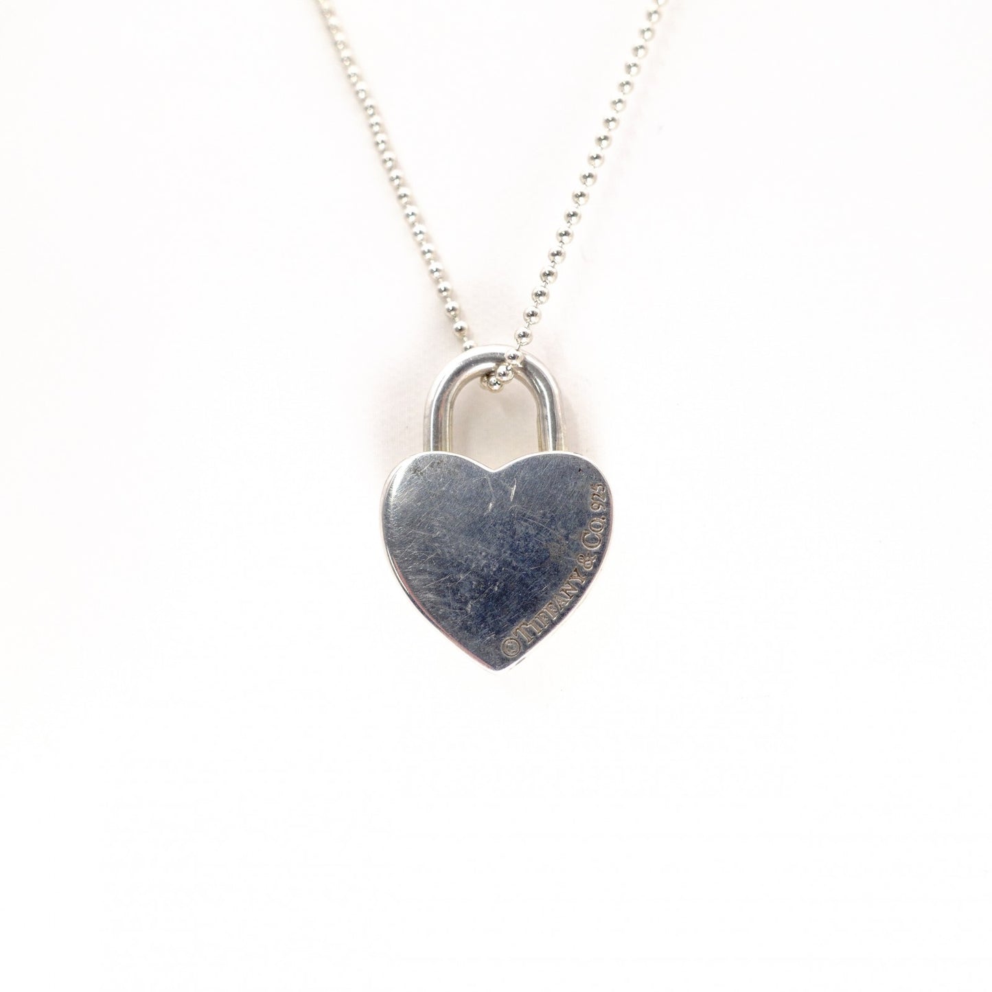 TIFFANY&Co. Tiffany Heartlock Return to Tiffany Necklace, 925 Sterling Silver
