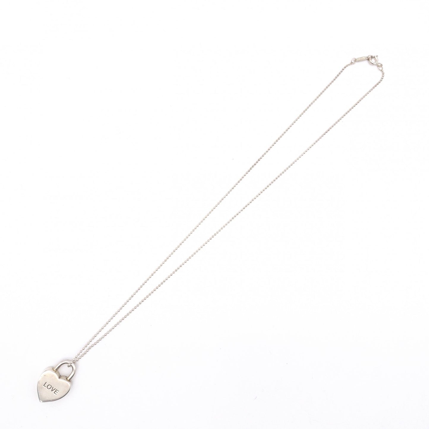 TIFFANY&Co. Tiffany Heartlock Return to Tiffany Necklace, 925 Sterling Silver