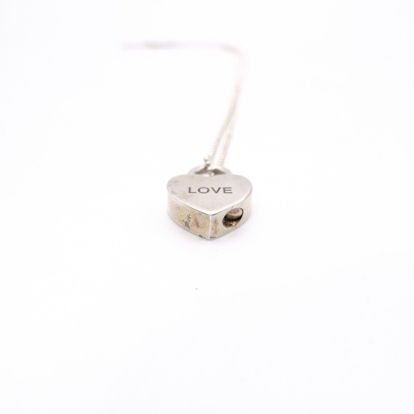 TIFFANY&Co. Tiffany Heartlock Return to Tiffany Necklace, 925 Sterling Silver