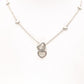 TIFFANY&Co. Tiffany Lariat Heart Link Necklace, 925 Sterling Silver, approx. 9g