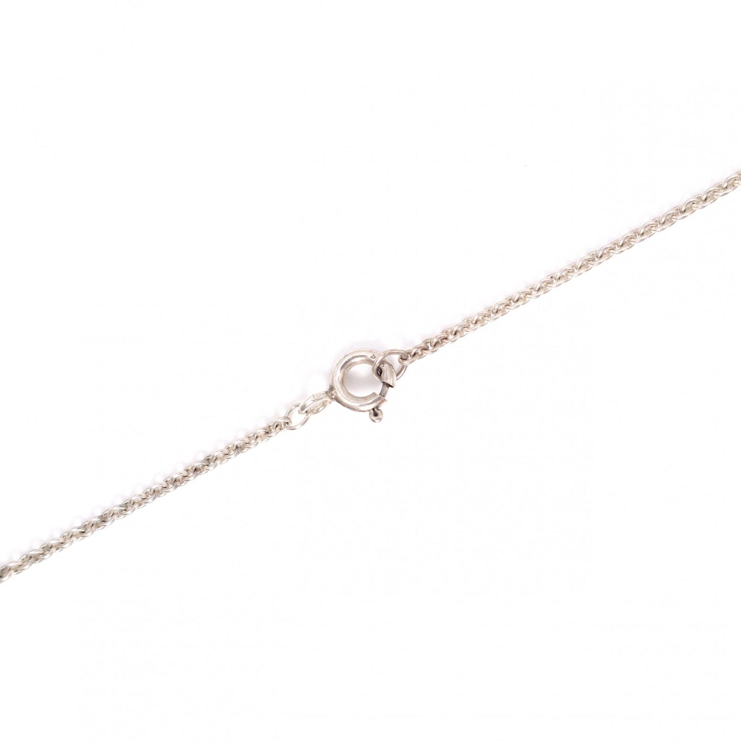 TIFFANY&Co. Tiffany Lariat Heart Link Necklace, 925 Sterling Silver, approx. 9g
