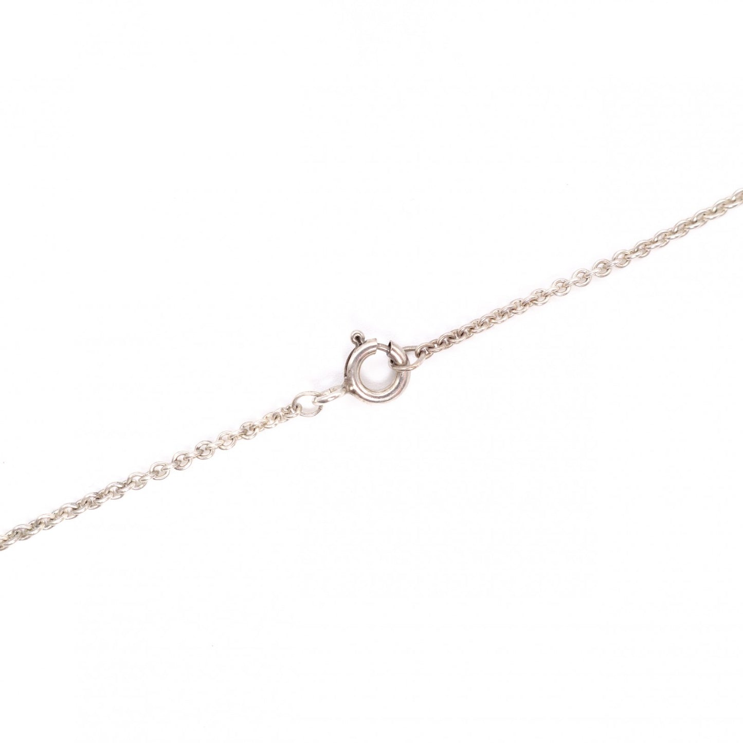 TIFFANY&Co. Tiffany Lariat Heart Link Necklace, 925 Sterling Silver, approx. 9g