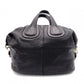 GIVENCHY Nightingale Handbag, Leather, Black, 2-Way