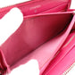 CHANEL Lambskin Matelassé Long Wallet, Leather, Pink, with Silver Hardware