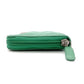 CHANEL Caviar Skin Boy Chanel Long Wallet, Leather, Green, Silver Hardware