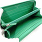 CHANEL Caviar Skin Boy Chanel Long Wallet, Leather, Green, Silver Hardware