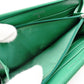 CHANEL Caviar Skin Boy Chanel Long Wallet, Leather, Green, Silver Hardware