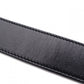 GUCCI GG Leather Belt, Size 95/38 inches, Black with Silver Hardware, Men’s, Logo