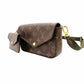 Louis Vuitton Monogram Multipochette Félicité Shoulder Bag Brown × Khaki PVC Canvas R801702