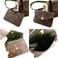 Louis Vuitton Monogram Multipochette Félicité Shoulder Bag Brown × Khaki PVC Canvas R801702