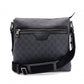 GUCCI GG Supreme Shoulder Bag, PVC Leather, Gray, Crossbody