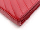 SAINT LAURENT Cassandra Shoulder Bag, Leather, Red, Gold Hardware, Crossbody