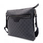 GUCCI GG Supreme Shoulder Bag, PVC Leather, Gray, Crossbody